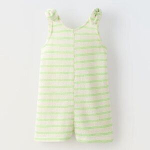 Zara Striped Knit Jumpsuit